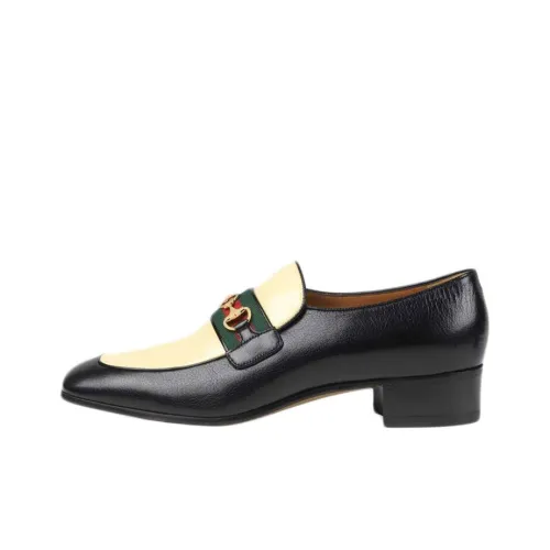 GUCCI Interlocking G Leather Loafers