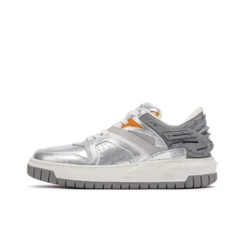 OGR Type Play Collection GAMER Stylish Skateboarding Shoes Unisex Knight Silver
