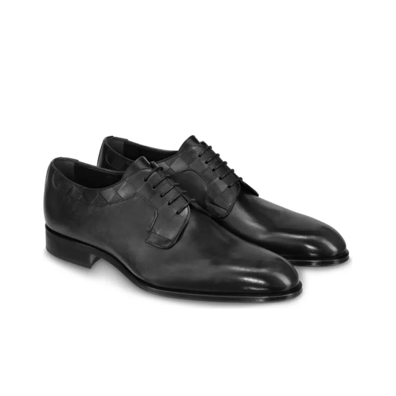 LOUIS VUITTON Haussmann Casual Shoes Men's Black-1