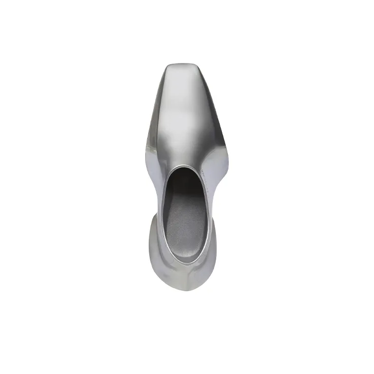 Balenciaga Space Shoes 'Silver'-2