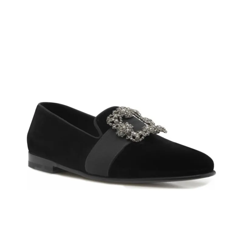 MANOLO BLAHNIK Carlton Suede Loafers-2