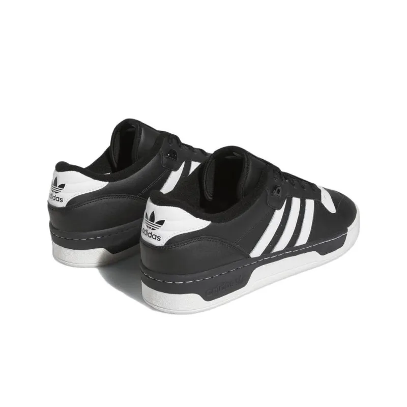 Adidas Rivalry Low Core Black Cloud White-2