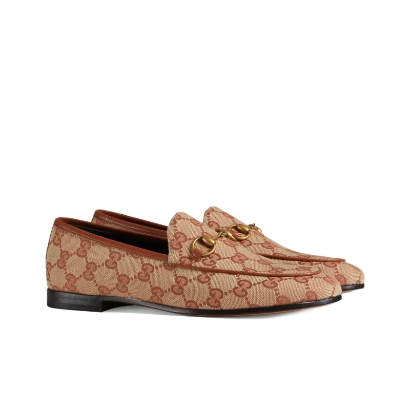 GUCCI Jordaan GG Loafers Women's-1