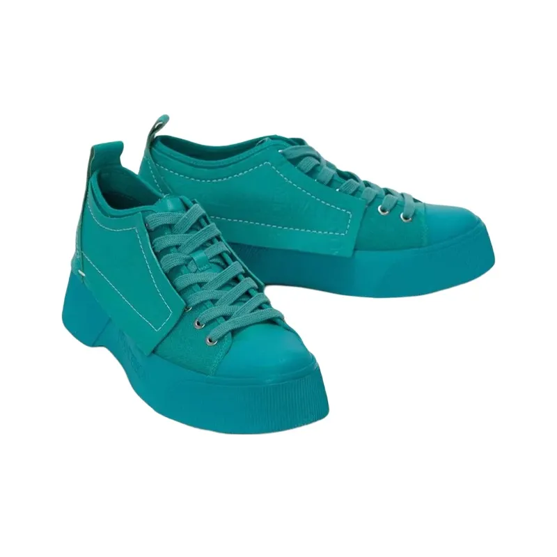 JW Anderson Low Top Platform Shoes Women's Aqua Green-1