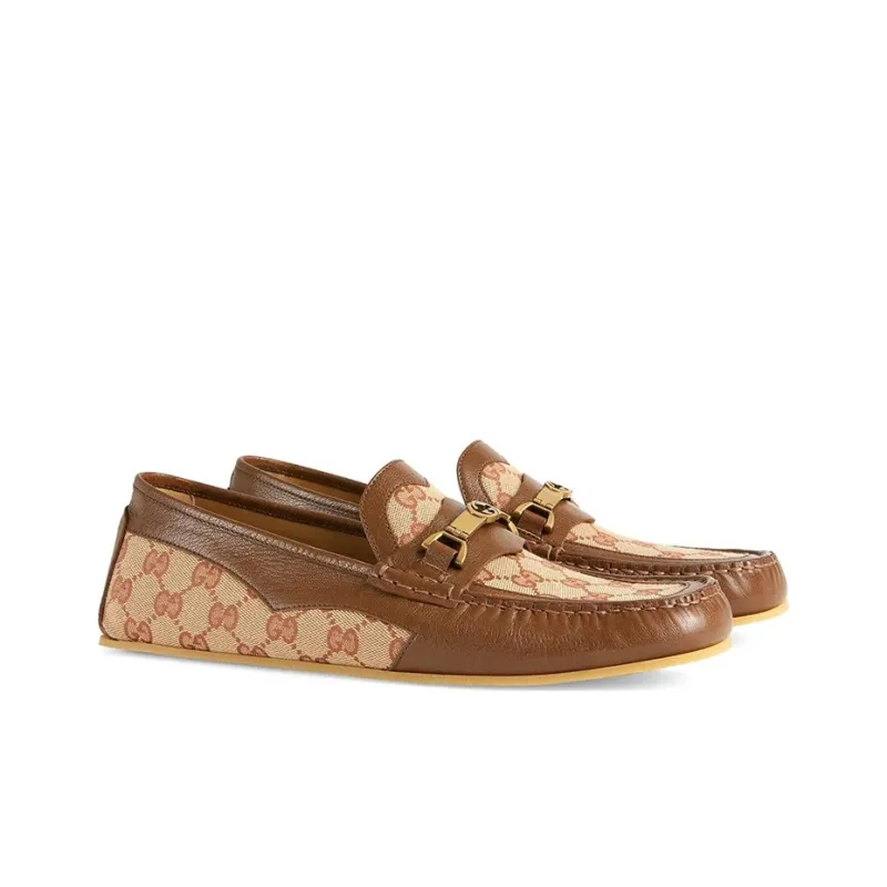 GUCCI Interlocking G Horsebit Driving Shoes-1