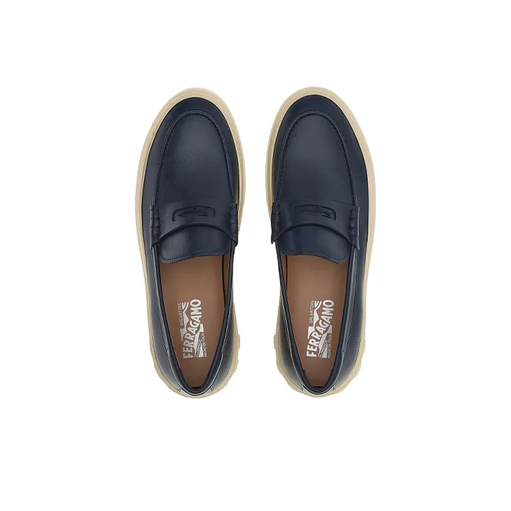 FERRAGAMO Men's Casual Shoes Men's Blue-2