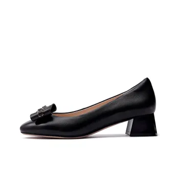 PACO GIL Block Heel Unlined Shoes Women's Black