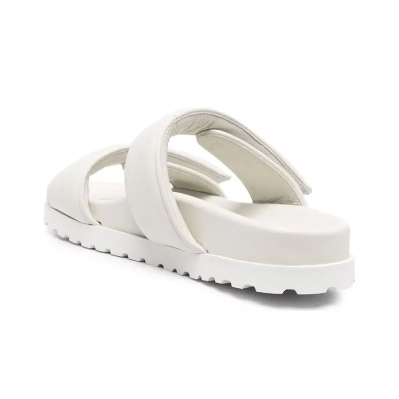 GIA BORGHINI Slide Slippers Women's White-3