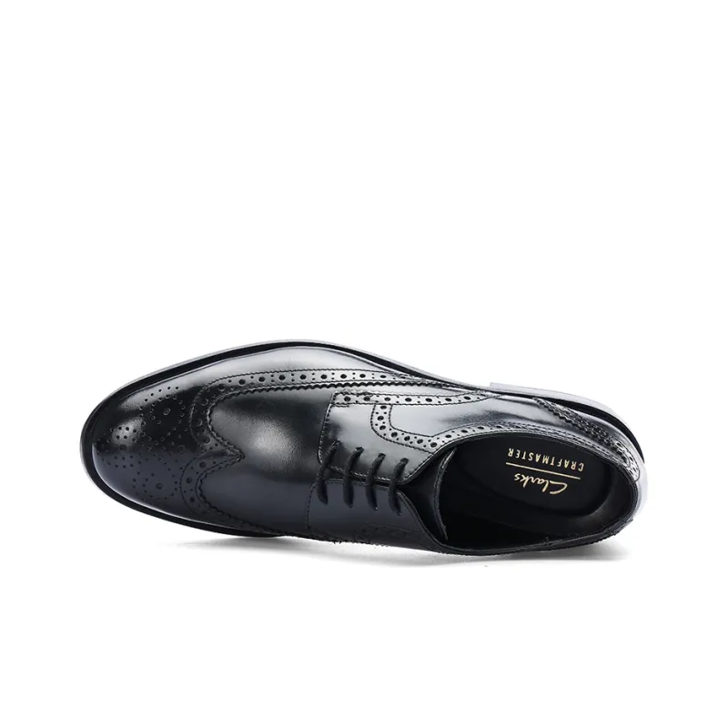 Clarks Dress Shoes Men Low-Top Black-3