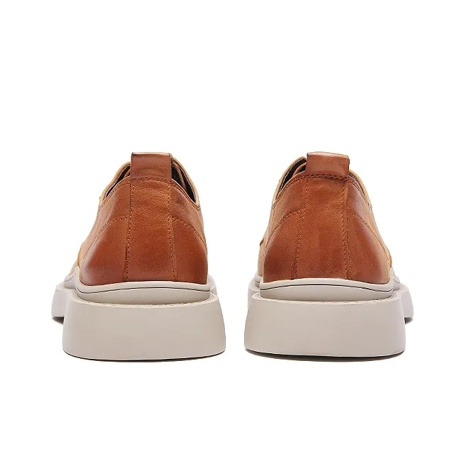 Anthony Miles Men's Casual Shoes Men Low Top Brown-4