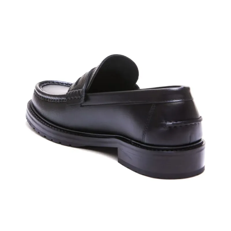 MOSCHINO Double Question Series Mark Men's Casual Shoes Men's Black-3