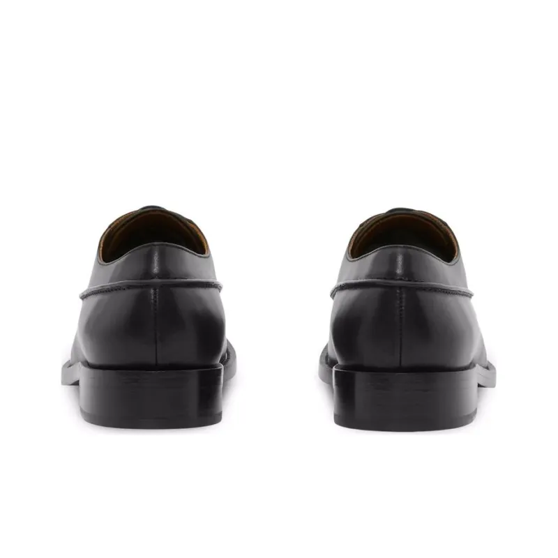 Burberry Derby Shoes Men's Black-4