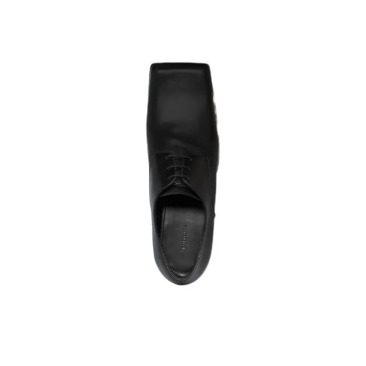 Balenciaga Work Derby Shoes 'Black'-2