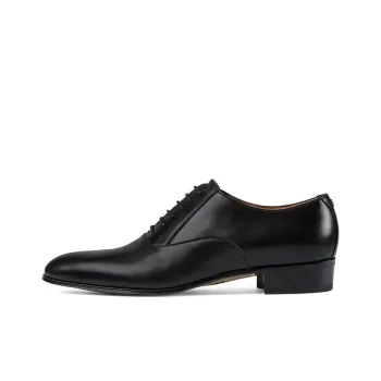 GUCCI Dress Shoes Men Low Top Black