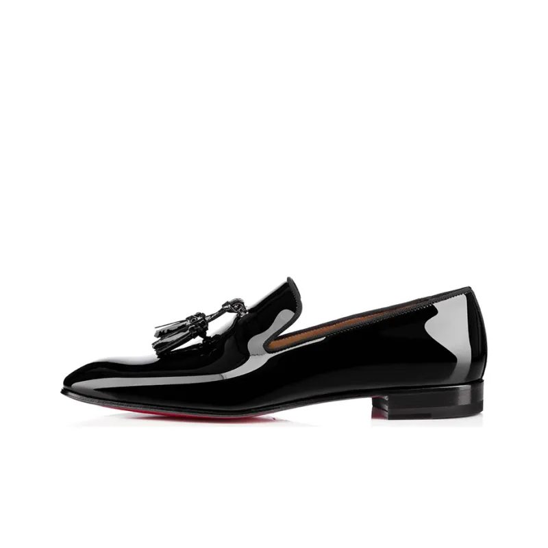 Christian Louboutin Men's Casual Shoes Men Low Top Black-0