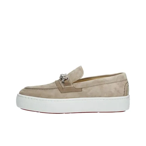 Christian Louboutin Men's Casual Shoes Men Low-Top Beige