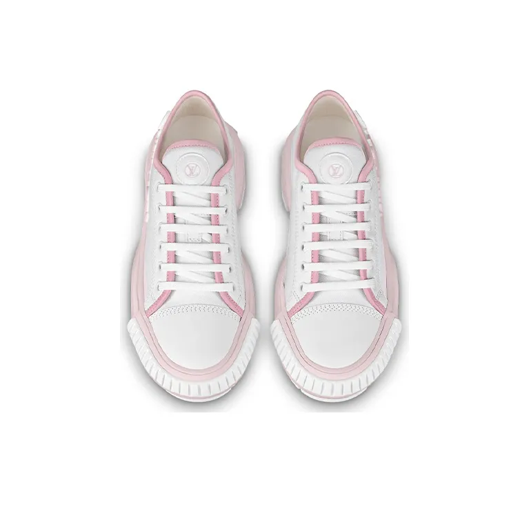 LOUIS VUITTON Squad Sneakers 'White Pink' Women's-4