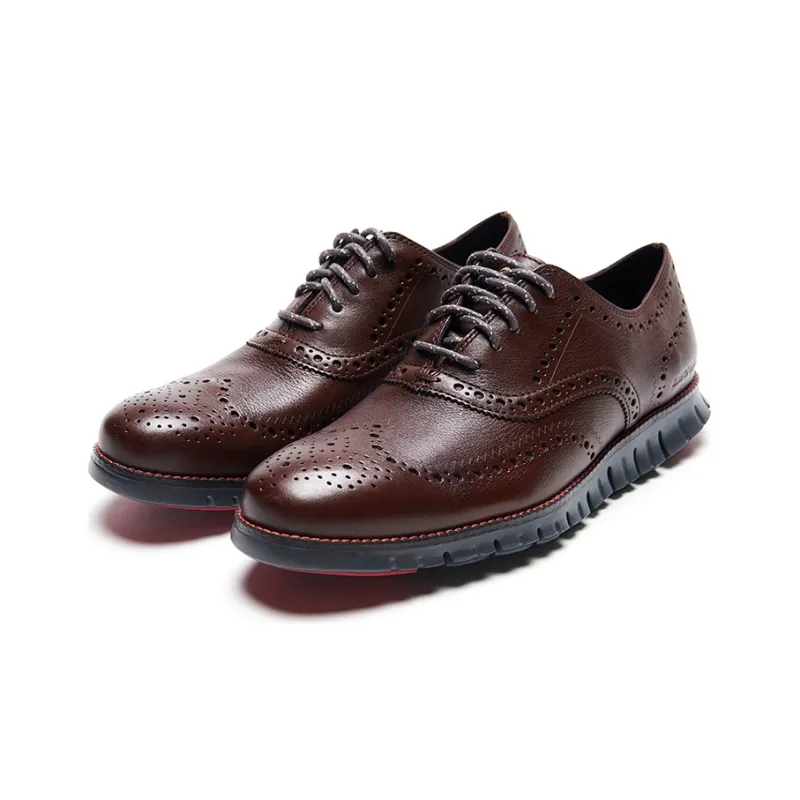 COLE HAAN Casual Leather Shoes Men's Dark Brown-2