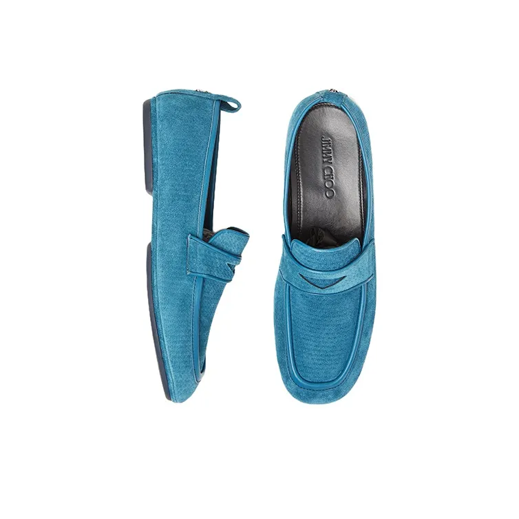 Jimmy Choo Buxton Loafers Men's Blue-4