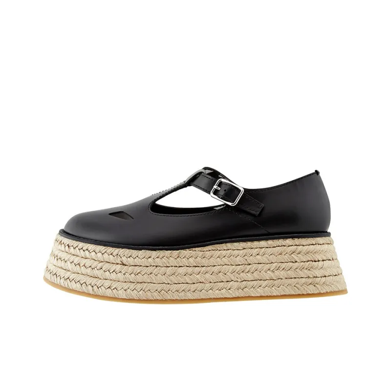 Burberry Aldywych Platform Shoes Women's Black-0