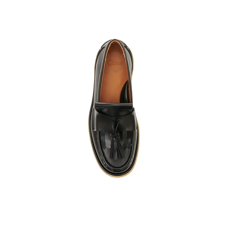 Chloé Jamie Leather Loafers-4