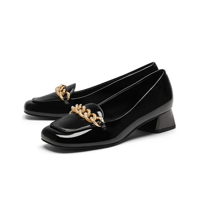 CHARLES&KEITH Chunky Heel Mary Jane Shoes Women's-1