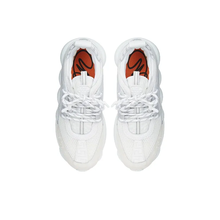 VERSACE Chain Reaction White Women's-3