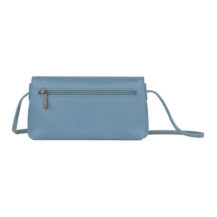 LONGCHAMP Roseau Essential Cow Leather Handheld Crossbody Bag, Shoulder Bag, Clutch Women's Blue-2
