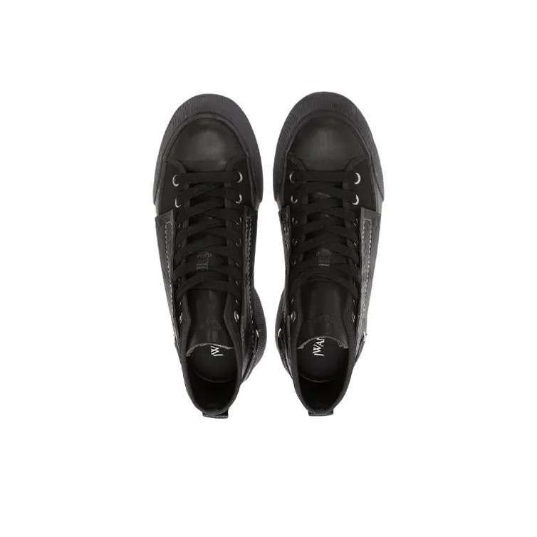 JW Anderson High Top Platform Shoes Men's Black-3