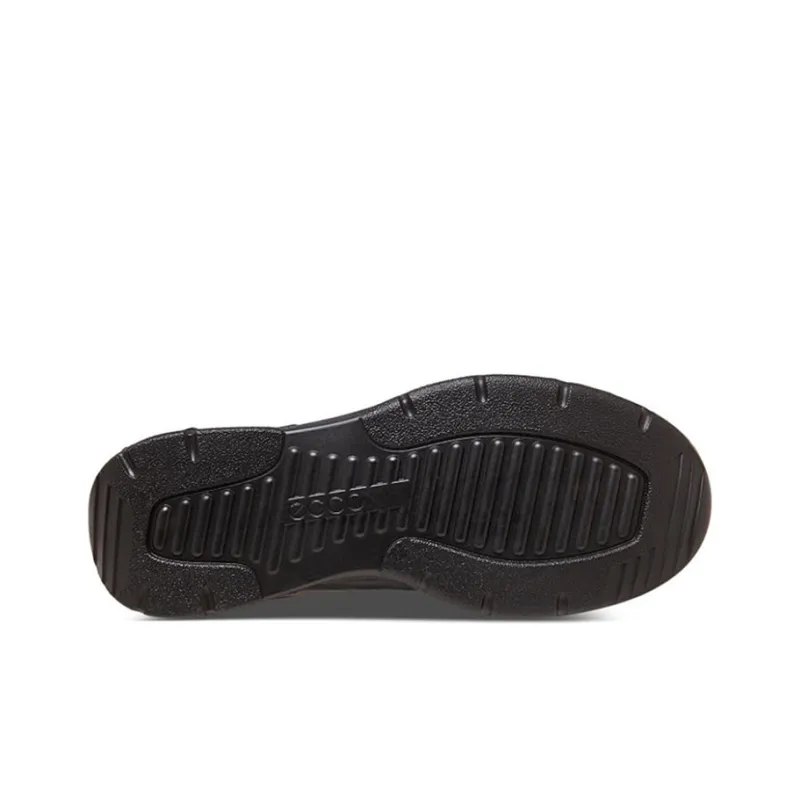 Ecco Irving Logo embossed Leather Sneakers-4