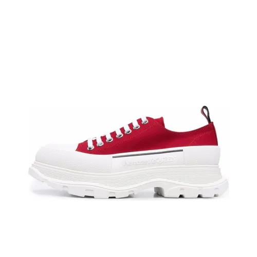 Alexander McQueen Tread Slick Platform Shoes Men's Red
