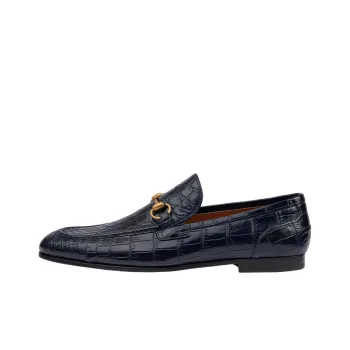 GUCCI Jordaan Loafers Men's Dark Blue