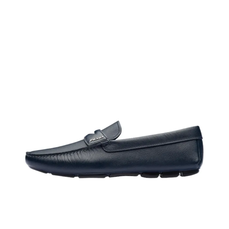 PRADA Logo Lettering Driving Loafers-0