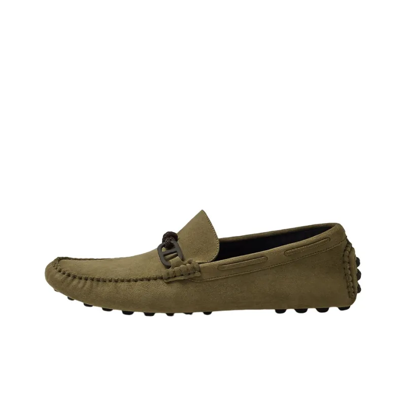 HERMES Alessandro Men's Casual Shoes Men's Green-0