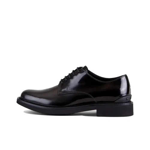 TOD'S Polished Leather Derby Shoes