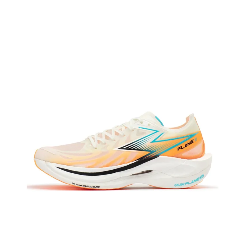 361° Feiran 2 Low Top Running Shoes Men's White Orange-0