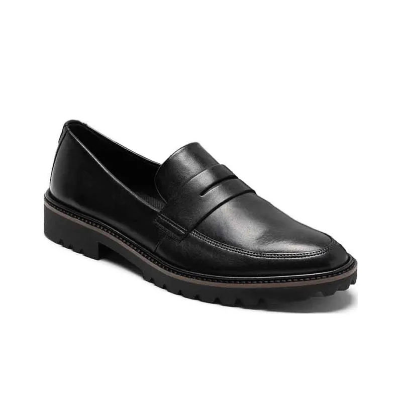 Ecco Elegant Collection Flat Mary Jane Shoes Women's Black-1