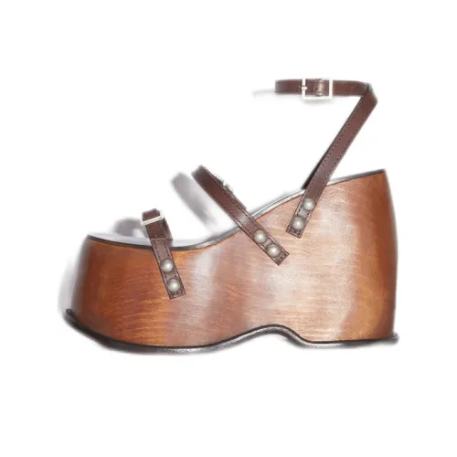 Acne Studios Platform Shoes Women's Brown