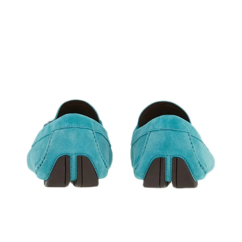 FERRAGAMO GANCINI Men's Casual Shoes Men's Sky Blue-3