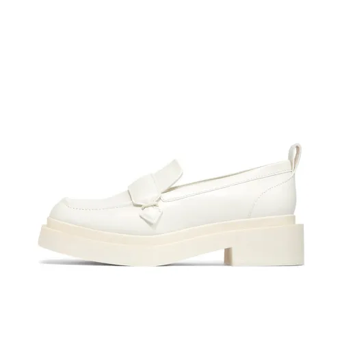 CHARLES&KEITH Loafers Women's Low-Top Pink/White