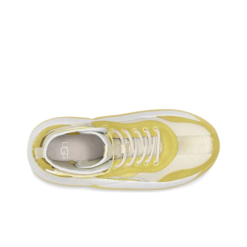 UGG La Cloud Hi White Yellow Women's-4