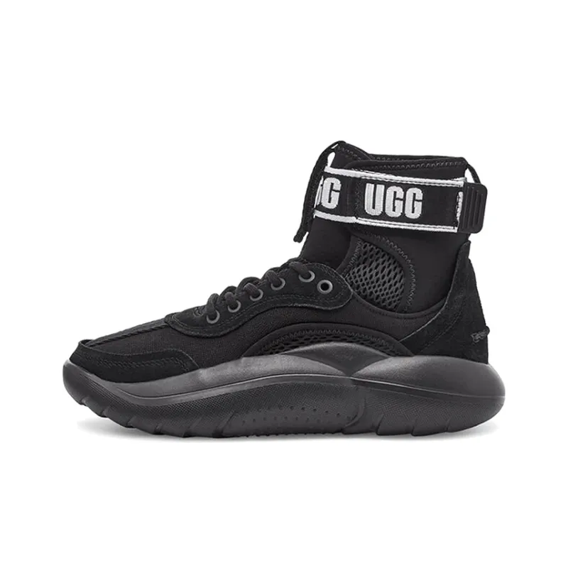 UGG La Cloud Hi Black Women's-0
