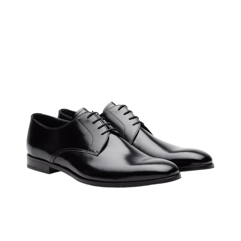 PRADA Leather Derby Shoes-2