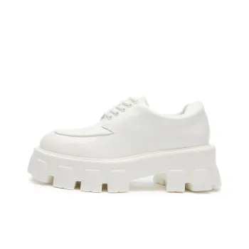 GLIMMED Platform Shoes Women's Bleached White