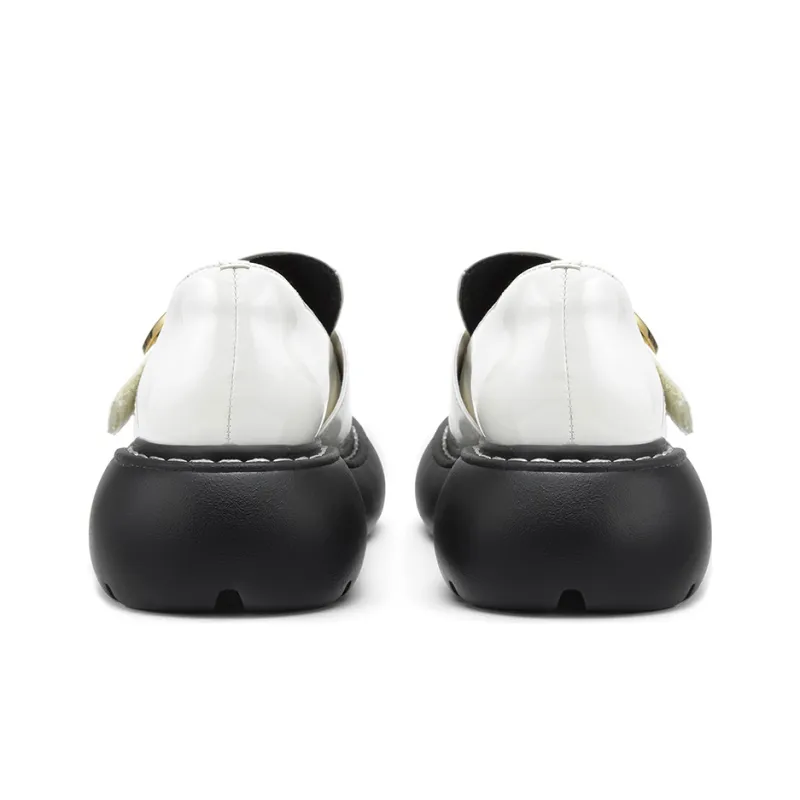 MIO Loafers Women's White-3