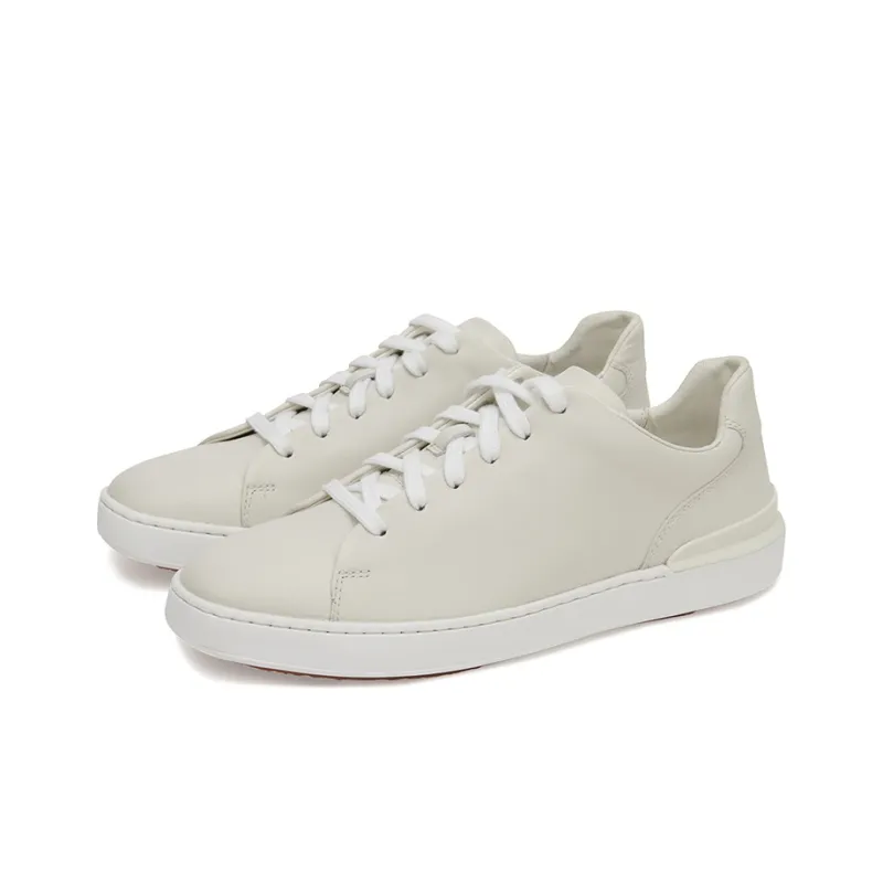 Clarks Skateboard Shoes Men's White-3