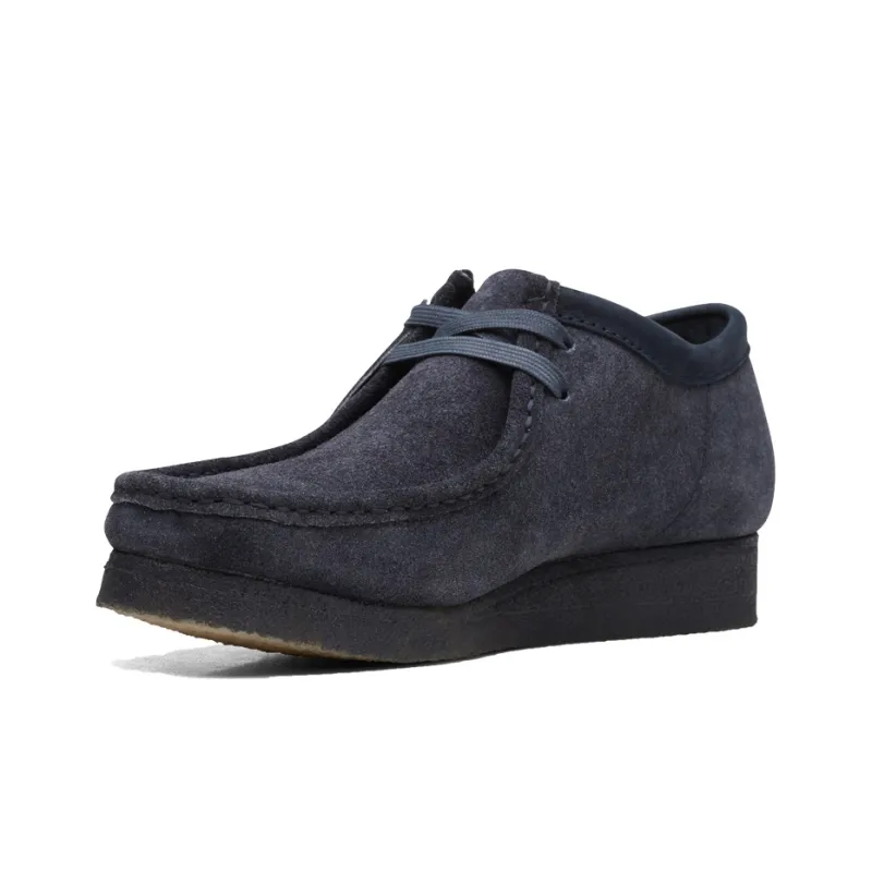 clarks Originals Wallabee Boot Ink Hairy Suede-2