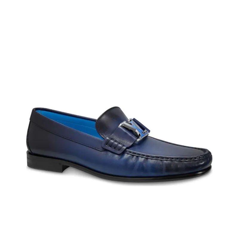 LOUIS VUITTON Montaigne Loafers 'Blue'-1