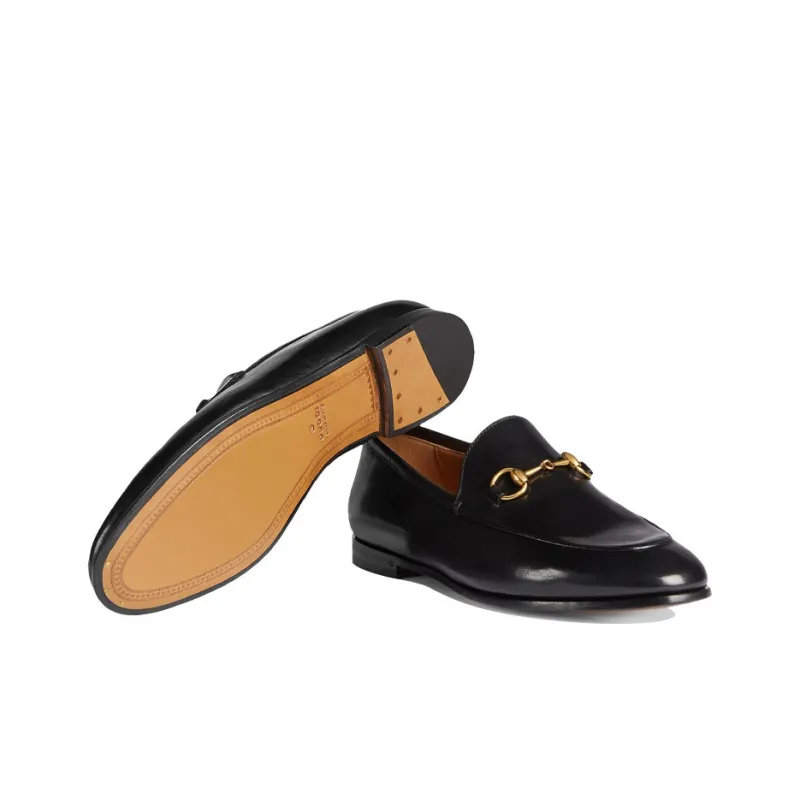 GUCCI Jordaan Loafer Black Leather-5