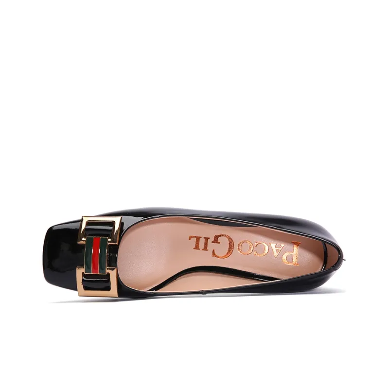 PACO GIL High Heels 3.5cm Women's Black-4
